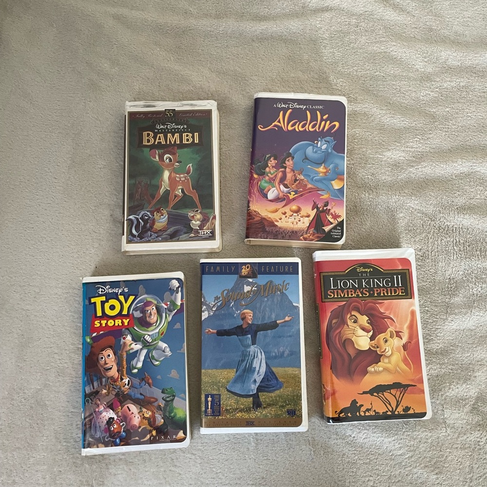 Disney VHS Collection - Multicolor Covers